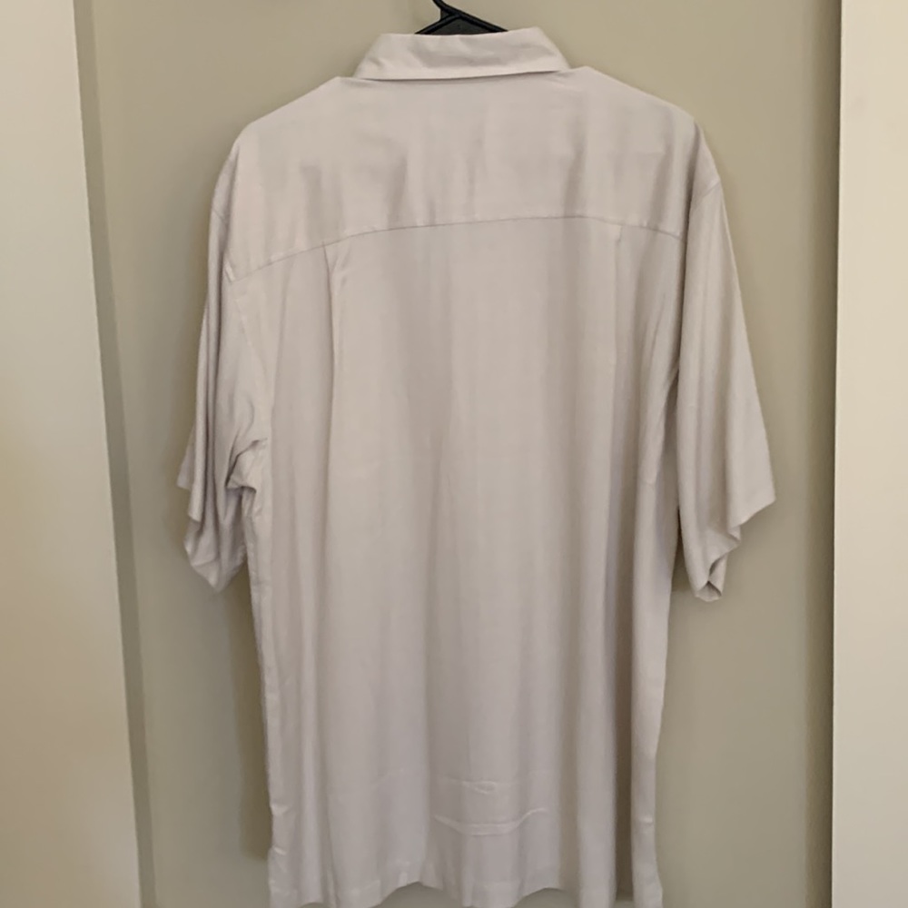 Izod, mens shirt sleeve, silk shirt, NWT - Picture 4 of 6